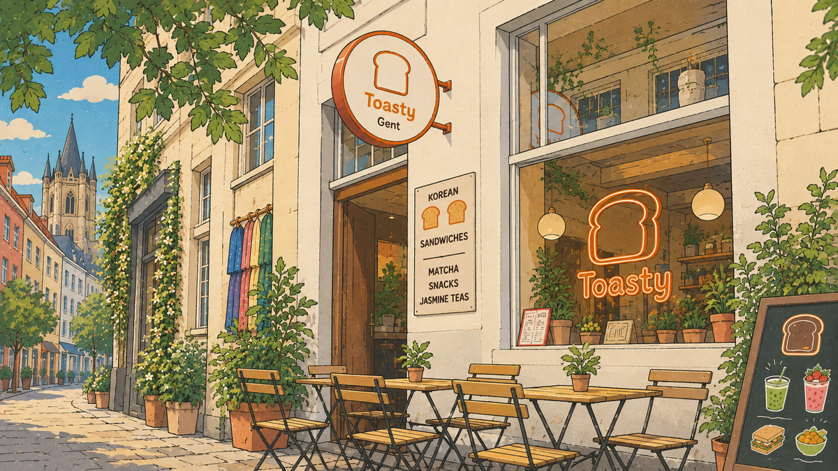 Toasty in hartje Gent